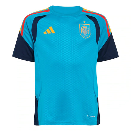 Spain National Team adidas Youth 2026 Home Tiro Training Jersey - Turquoise