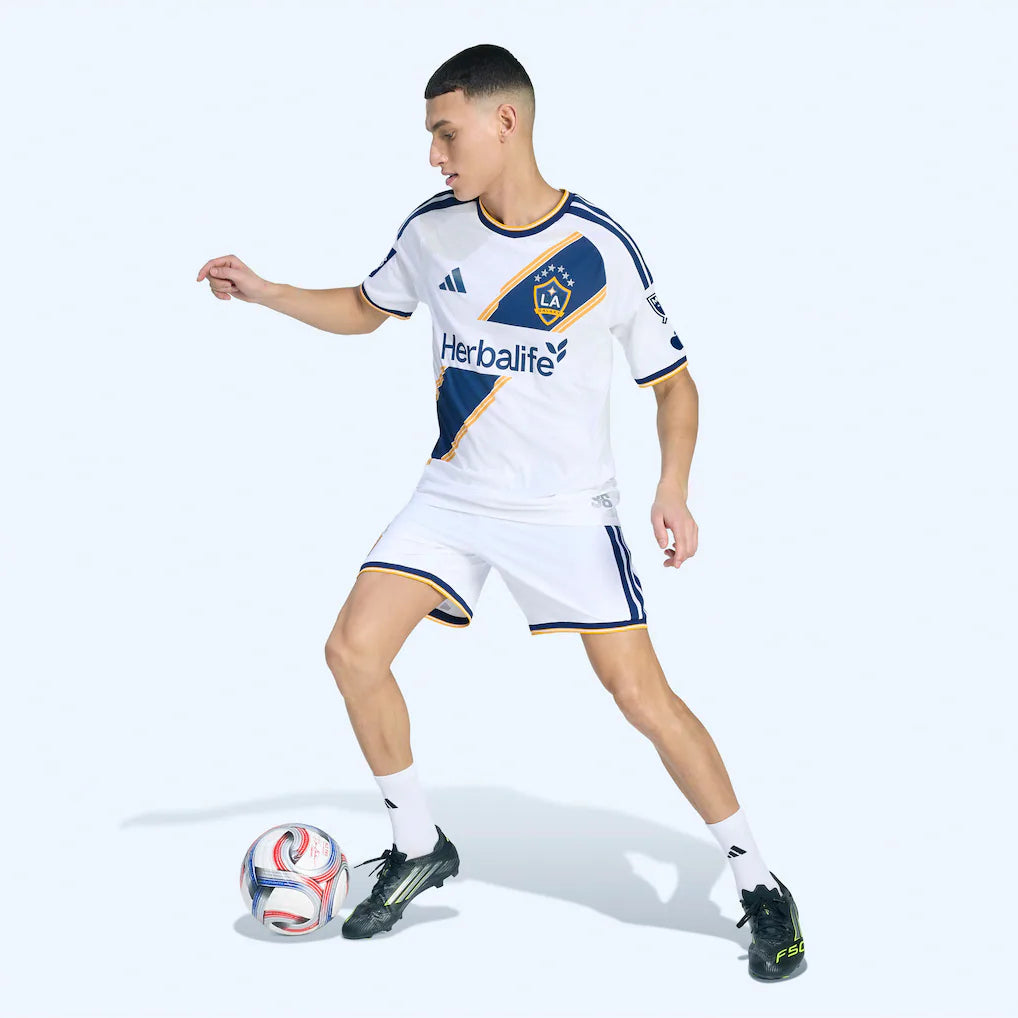 LA Galaxy adidas 2026 The VeloCITY Kit On-Field Authentic Patch Jersey - White