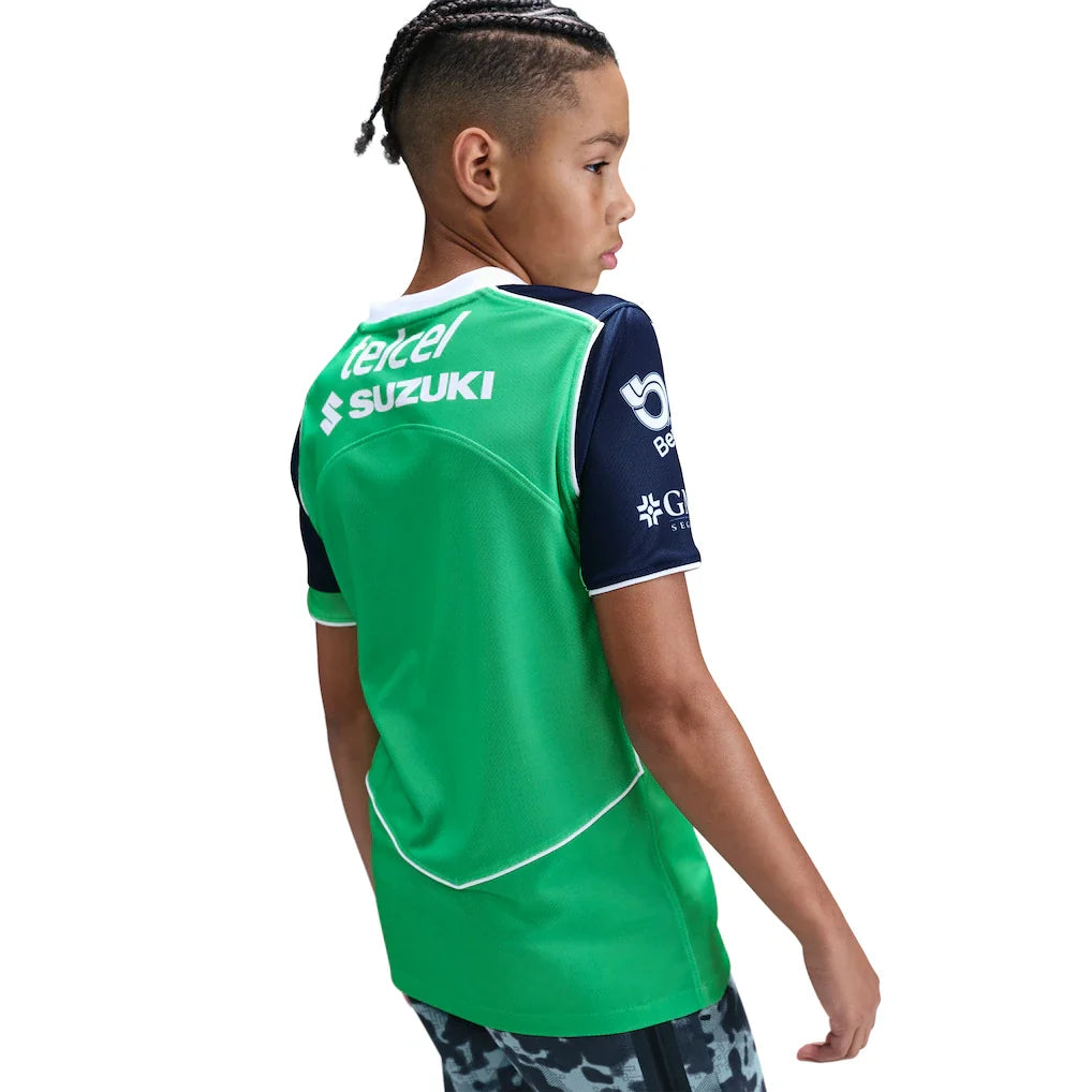 Pumas Nike Youth 2025/26 Third Replica Jersey - Green