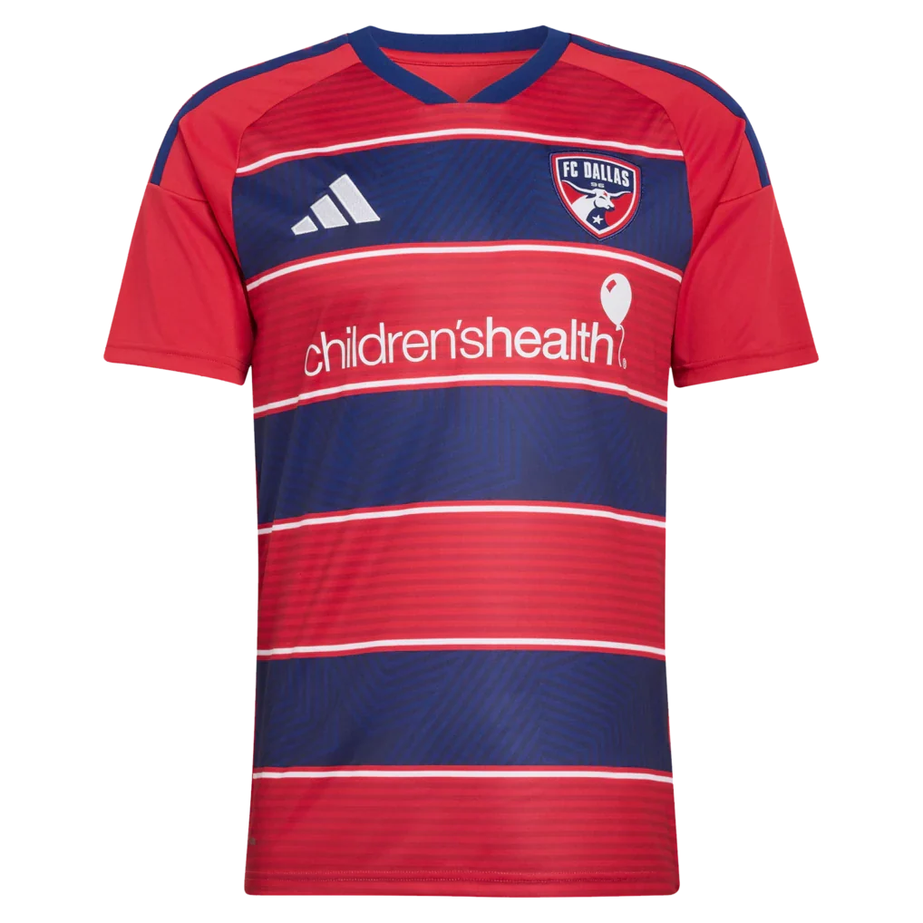 Logan Farrington FC Dallas adidas 2026 DNA Kit Replica Jersey – Red