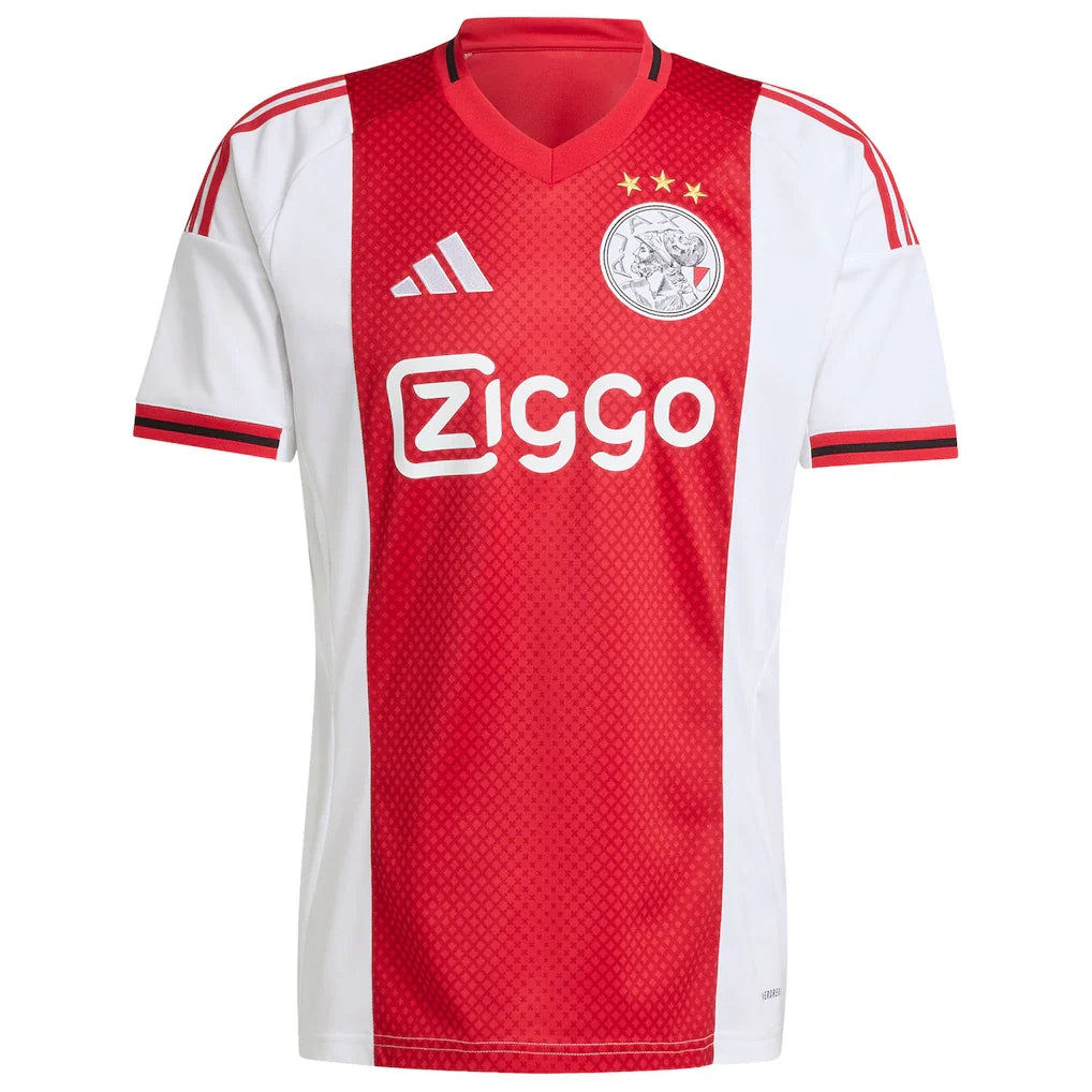 Ajax adidas 2025/26 Home Replica Jersey - Red/White