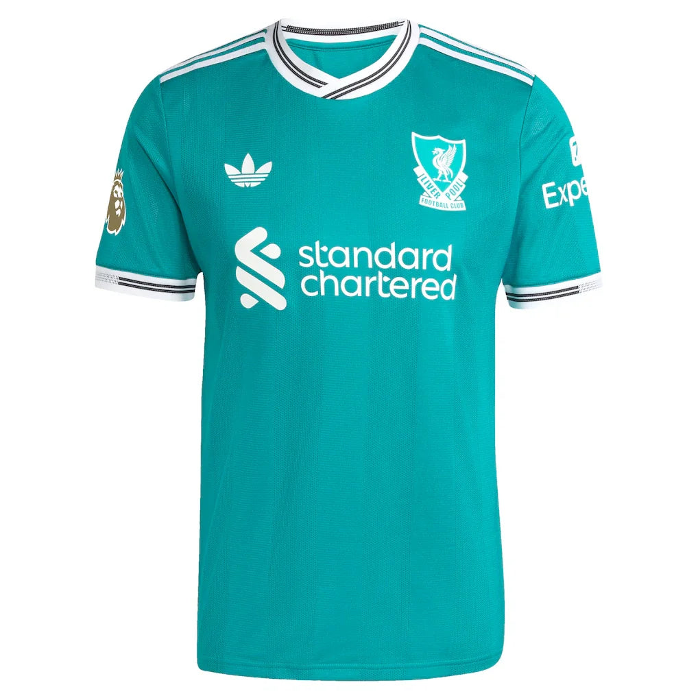 Liverpool adidas 2025/26 Third Authentic Jersey with Patch - Green