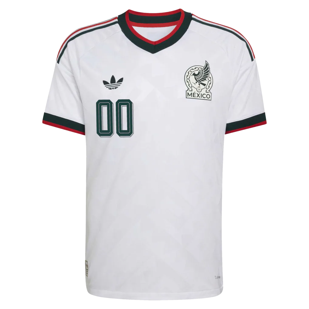 Mexico National Team adidas 2026 Away On-Field Authentic Custom Jersey - White