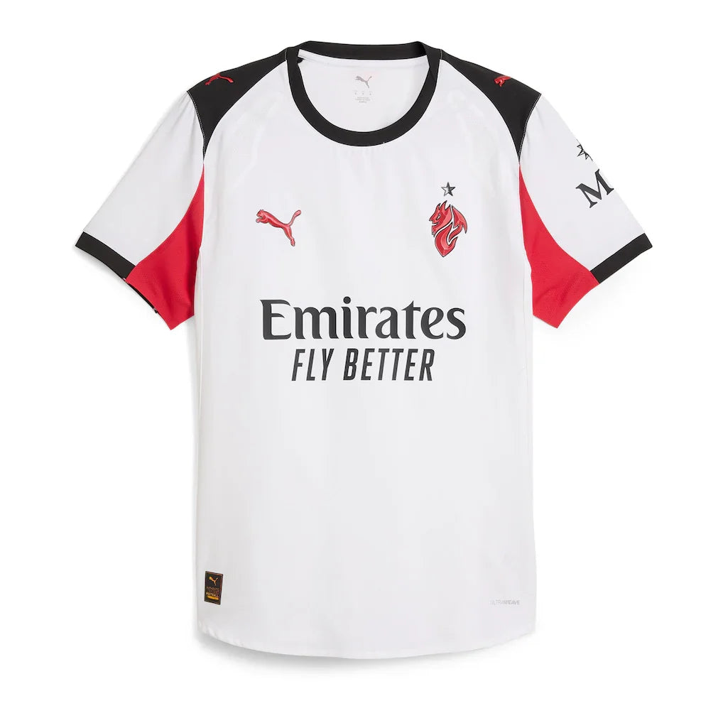 AC Milan Puma 2025/26 Away Authentic Jersey - White