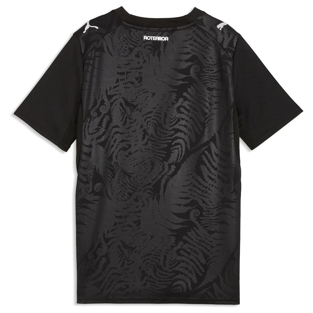 New Zealand National Team Puma Youth 2026 Home Replica Jersey - Black