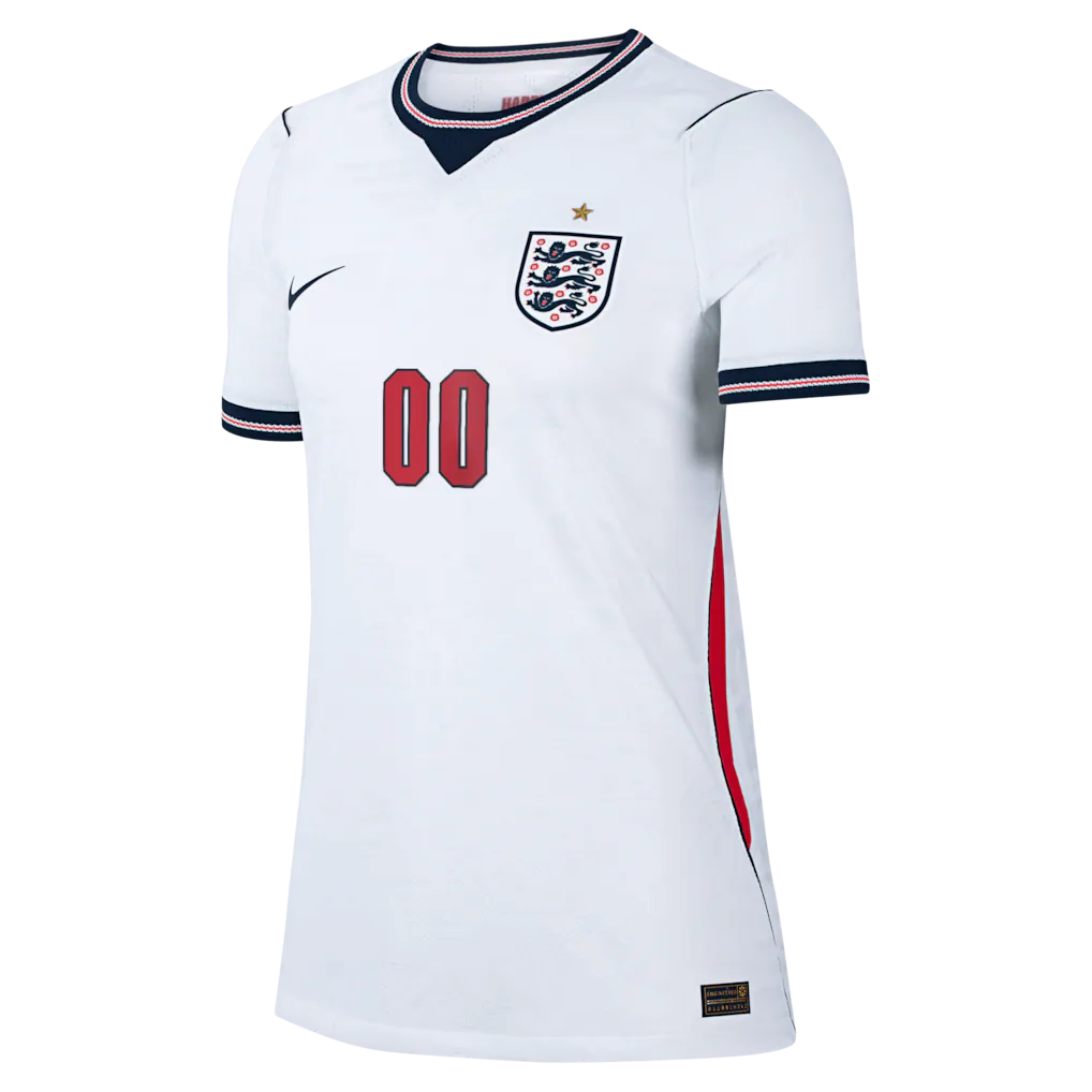 England National Team Nike Women's 2026 Home Match Authentic Custom Jersey - White