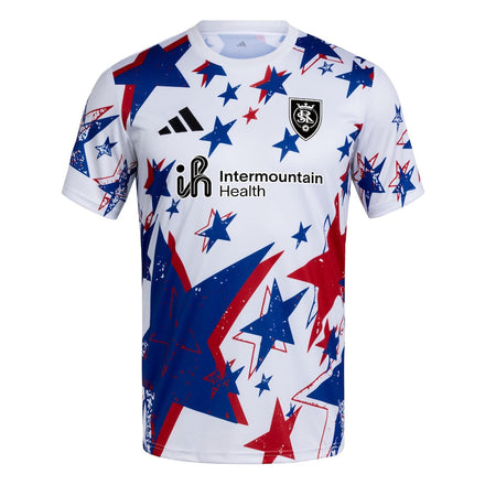 Real Salt Lake adidas 2026 Americana Pre-Match Jersey - White