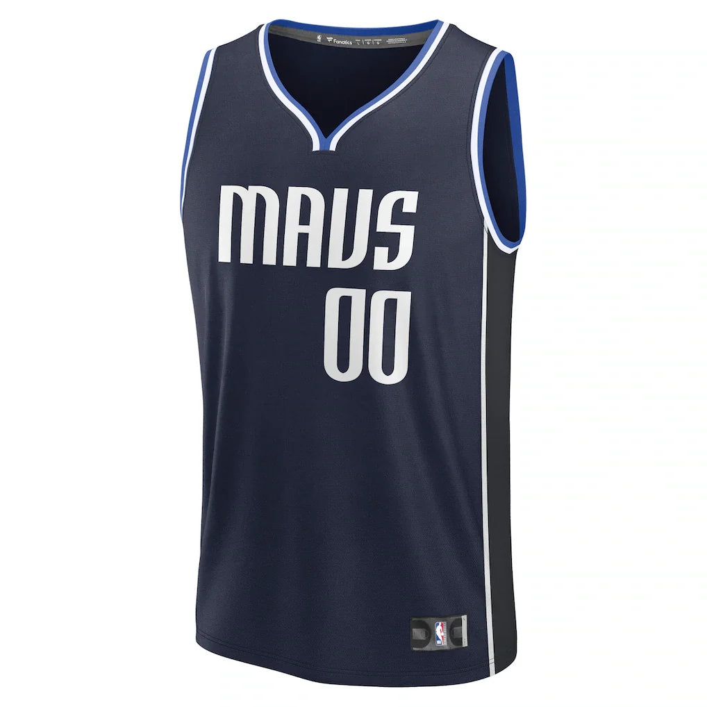 Dallas Mavericks Fanatics Fast Break Custom Jersey - Statement Edition - Navy