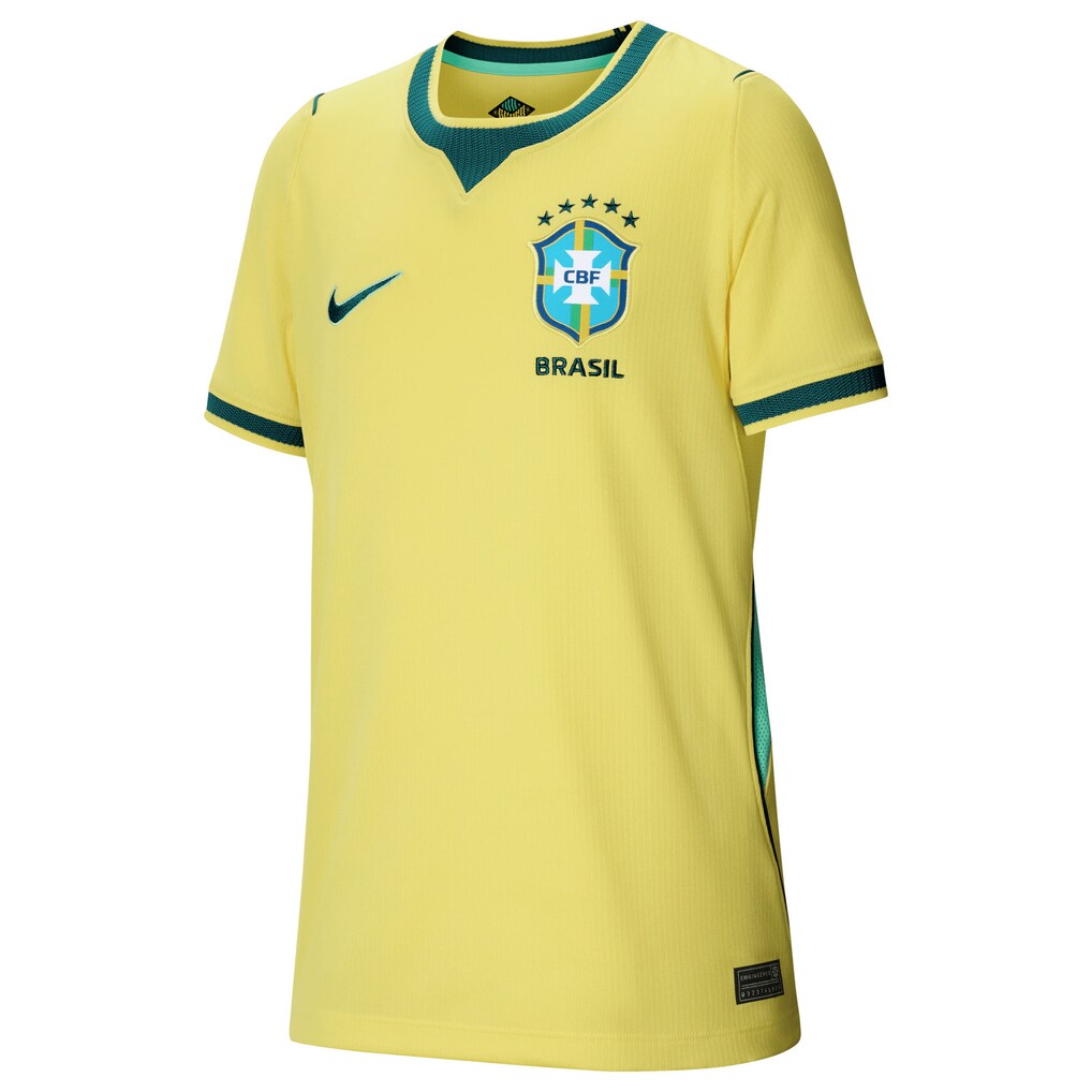 Brazil National Team Nike Youth 2026 Home Stadium Replica Jersey - Yellow