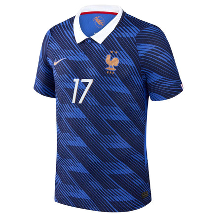 William Saliba France National Team Nike 2026 Home Match Authentic Jersey - Blue