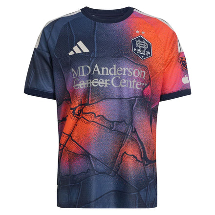 Ezequiel Ponce Houston Dynamo FC adidas 2026 Mission Control On-Field Authentic Patch Jersey - Blue