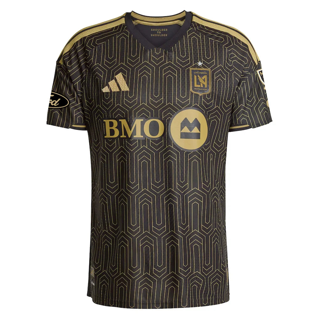 LAFC adidas 2026 Primary Kit On-Field Authentic Patch Custom Jersey - Black