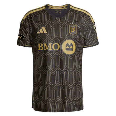 LAFC adidas 2026 Primary Kit On-Field Authentic Patch Custom Jersey - Black