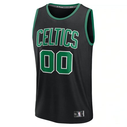 Boston Celtics Fanatics Fast Break Custom Jersey - Statement Edition - Black