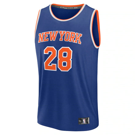 Guerschon Yabusele New York Knicks Fanatics Fast Break Replica Player Jersey - Icon Edition - Blue