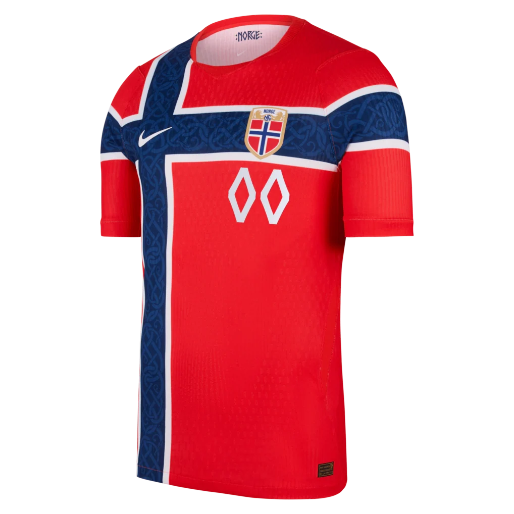 Norway National Team Nike 2026 Home Match Authentic Custom Jersey - Red