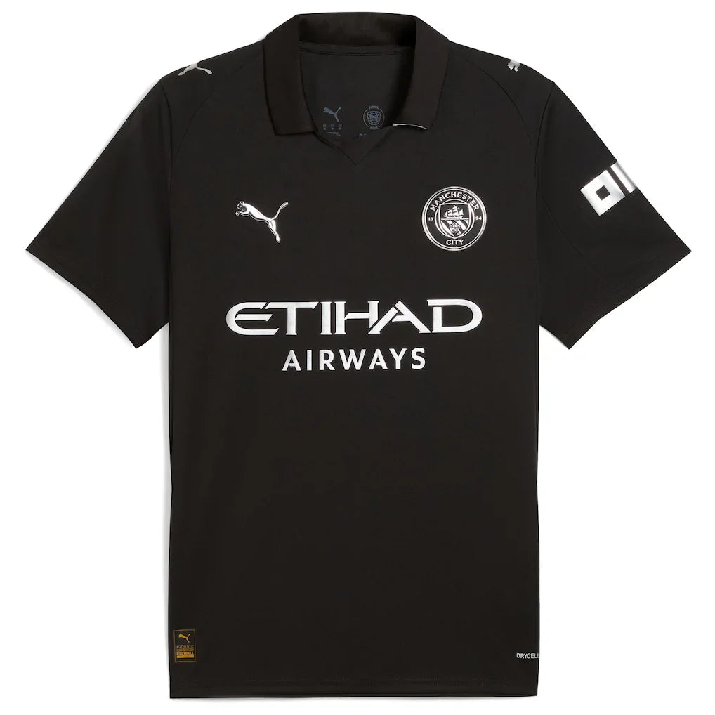 Phil Foden Manchester City Puma 2025/26 Away Replica Player Jersey - Black