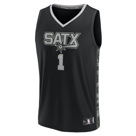 Victor Wembanyama San Antonio Spurs Fanatics Fast Break Player Jersey - Statement Edition - Black