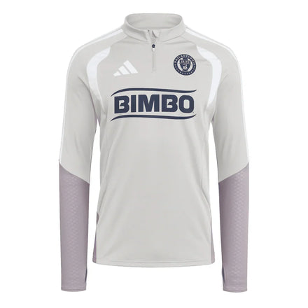 Philadelphia Union adidas 2026 Tiro Competition Quarter-Zip Training Top - Silver