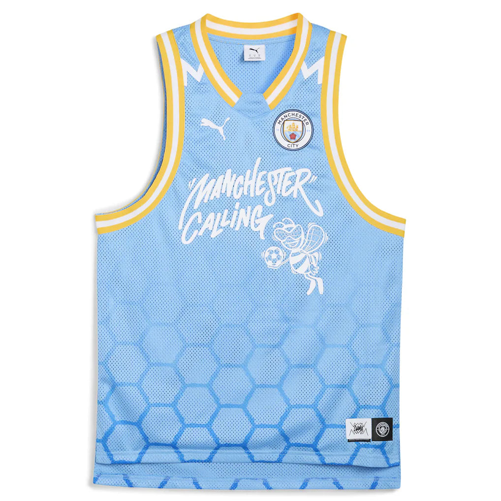 Manchester City Puma 2025 FIFA Club World Cup dryCELL Basketball Jersey - Light Blue