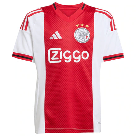 Ajax adidas Youth 2025/26 Home Replica Jersey - White