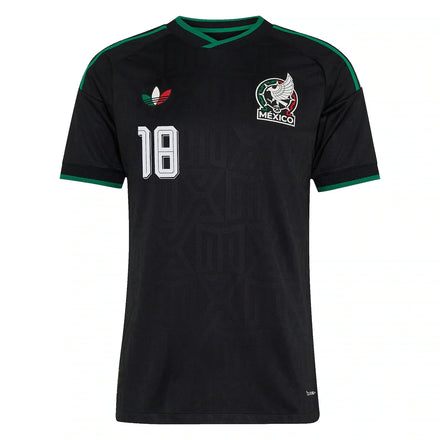 Obed Vargas Mexico National Team adidas 2026 Third On-Field Authentic Jersey - Black