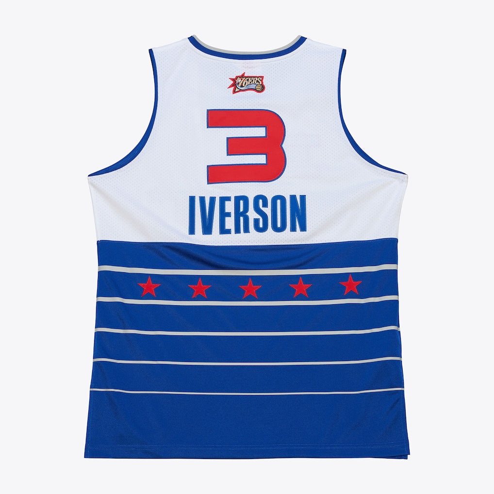 Allen Iverson 2006 NBA All-Star Game Mitchell & Ness Authentic Jersey - White/Blue