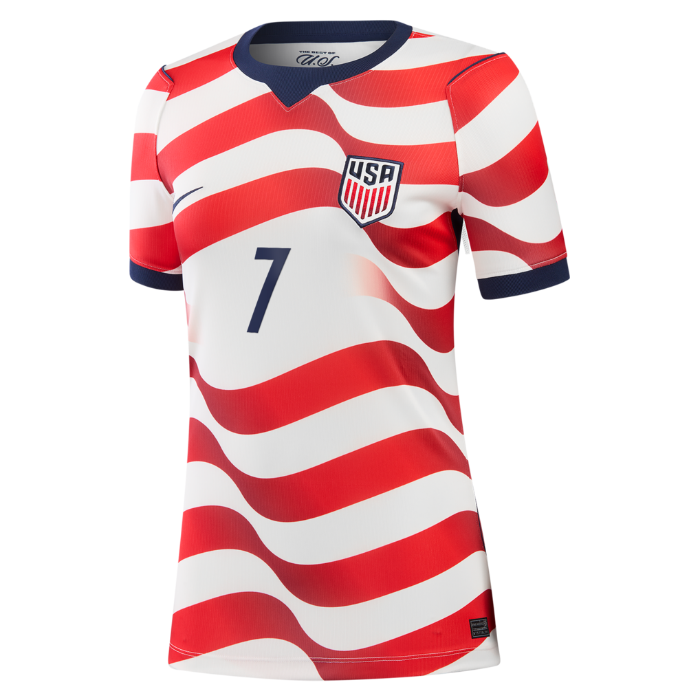 Giovanni Reyna USMNT Nike Women's 2026 Home Stadium Replica Jersey - White