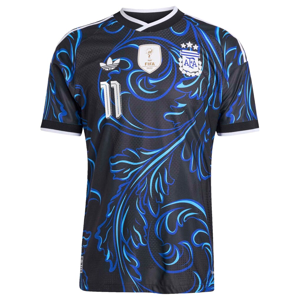 Angel Di Maria Argentina National Team adidas 2026 Away On-Field Authentic Jersey - Black