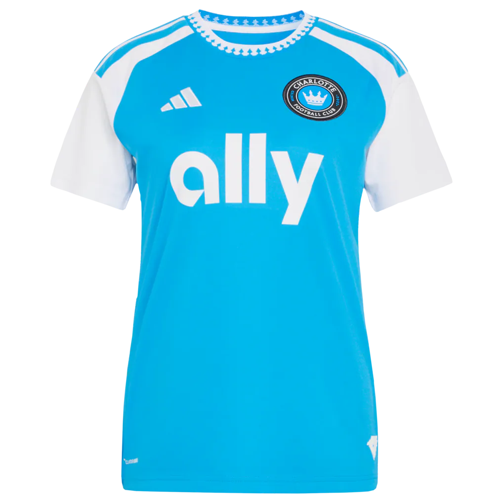 Charlotte FC adidas Women's 2026 Carolina Kit: Crowns Up Replica Custom Jersey - Blue