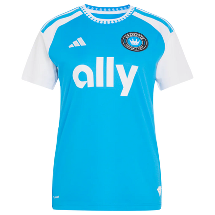 Charlotte FC adidas Women's 2026 Carolina Kit: Crowns Up Replica Custom Jersey - Blue