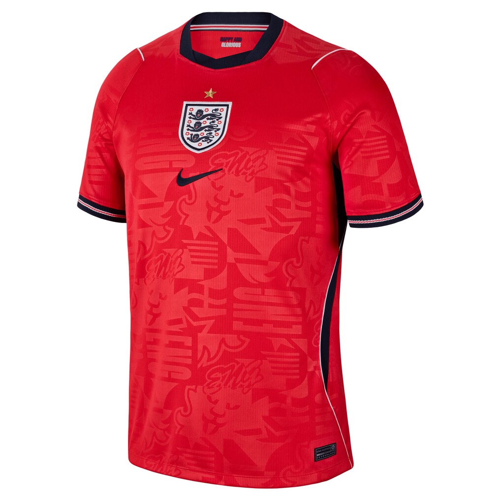 England National Team Nike 2026 Away Stadium Replica Jersey - Red