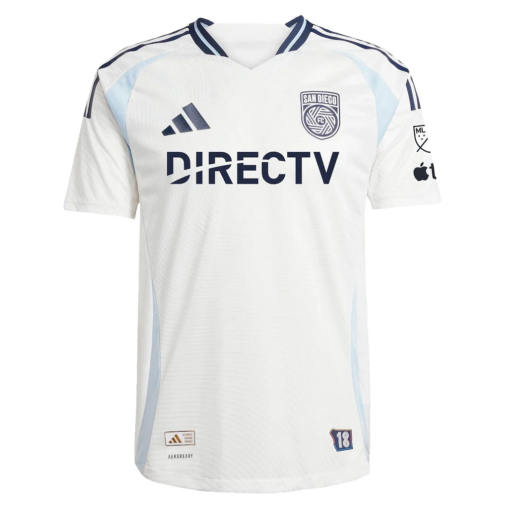 Hirving Lozano San Diego FC adidas 2025 Woven Into One Authentic Player Jersey - White