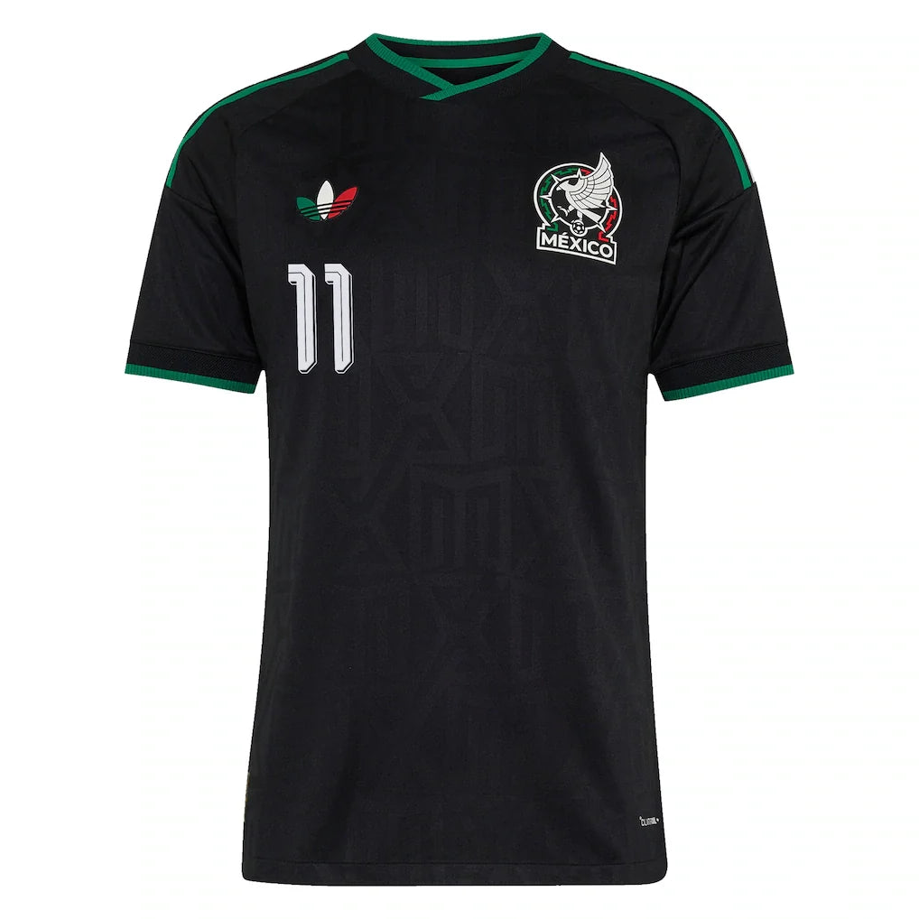 Santiago Gimenez Mexico National Team adidas 2026 Third On-Field Authentic Jersey - Black