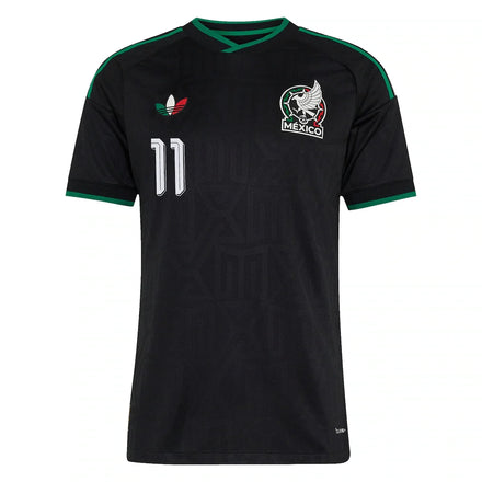 Santiago Gimenez Mexico National Team adidas 2026 Third On-Field Authentic Jersey - Black