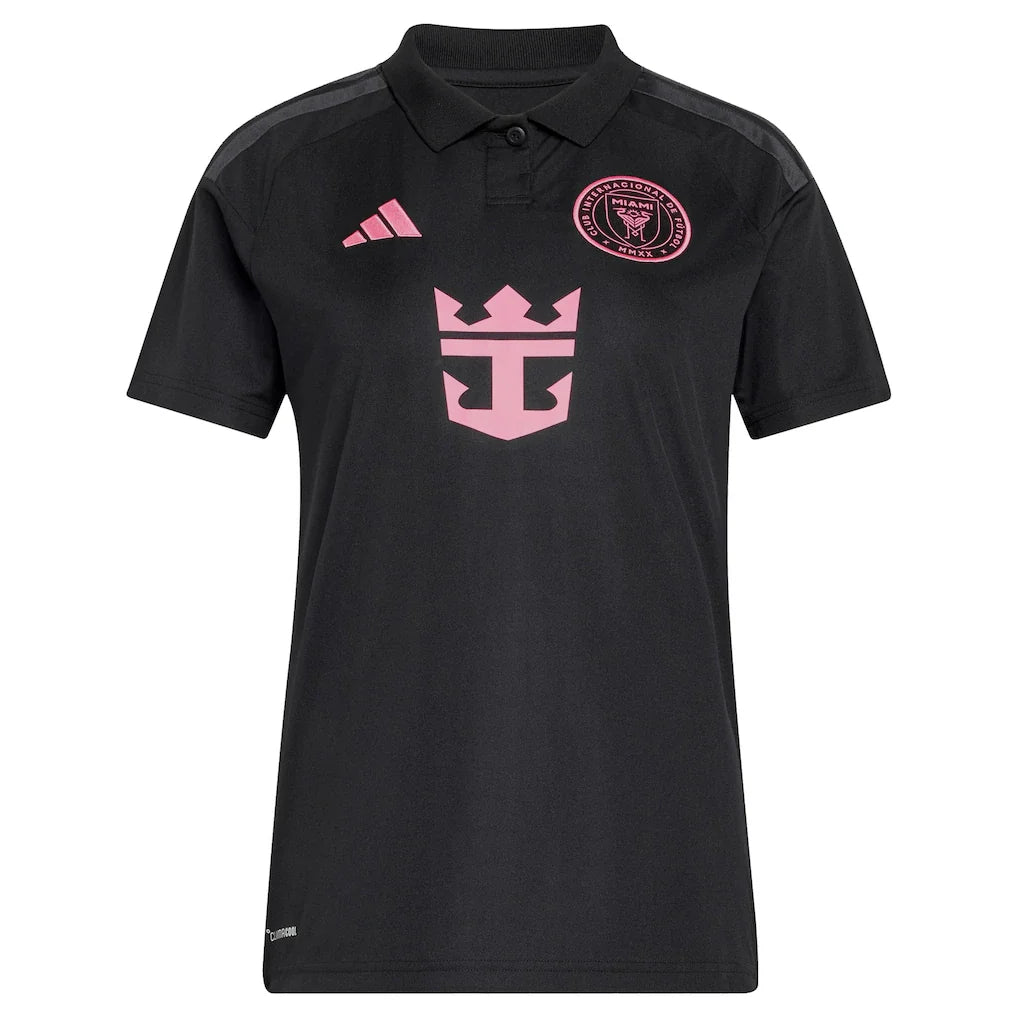 Inter Miami CF adidas Women's 2026 Presagio Replica Custom Jersey - Black