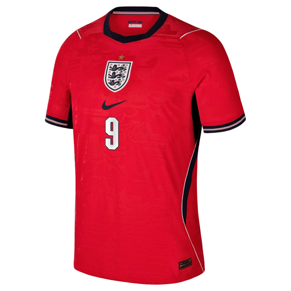 Harry Kane England National Team Nike 2026 Away Match Authentic Jersey - Red