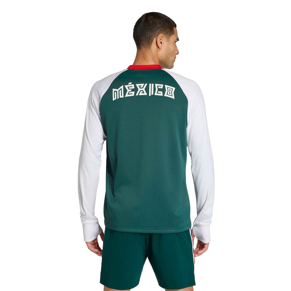 Mexico National Team adidas 2026 Long Sleeve Pre-Match Top - Green