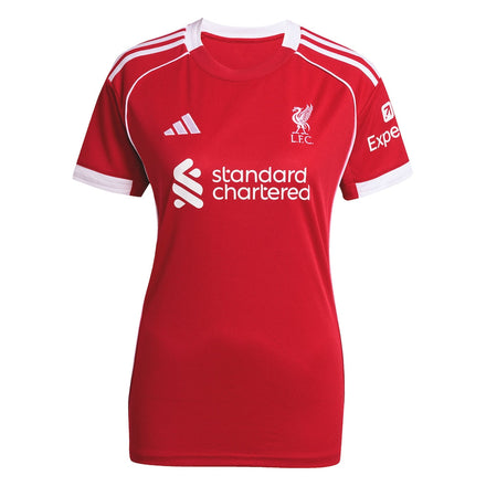 Mohamed Salah Liverpool adidas Women's 2025/26 Home Replica Jersey - Red