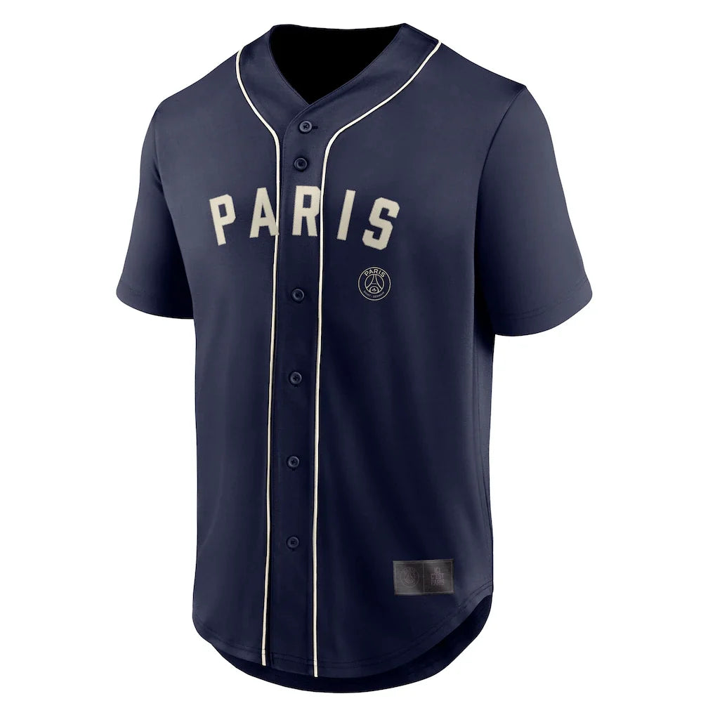 Paris Saint-Germain Fanatics Oversized Baseball Jersey - Navy