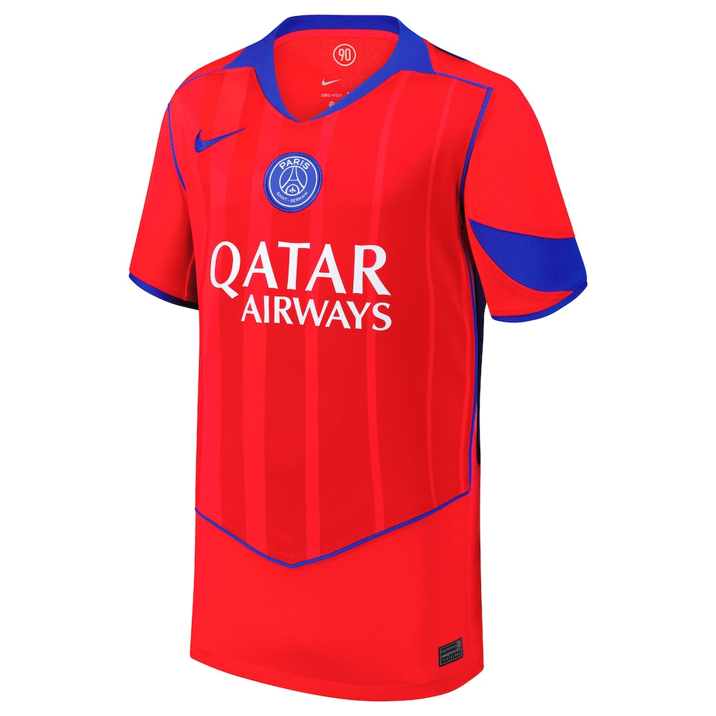 Paris Saint-Germain Nike Youth 2025/26 Third Replica Jersey - Red