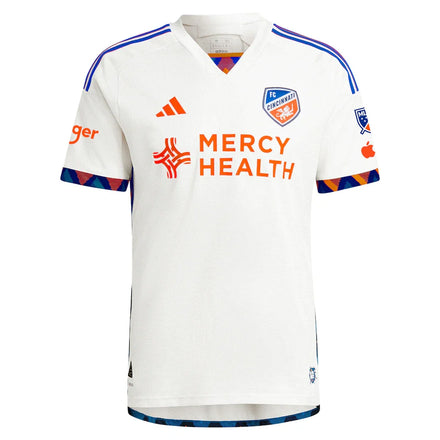 Luca Orellano FC Cincinnati adidas 2024 The Canvas Kit Authentic Player Jersey - White
