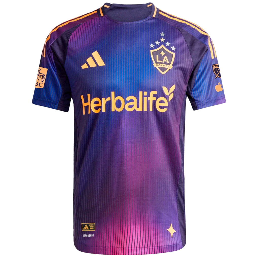 LA Galaxy adidas 2025 RIZON On-Field Authentic Patch Custom Jersey - Navy