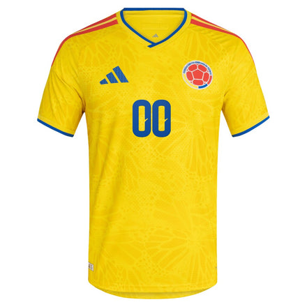 Colombia National Team adidas 2026 Home On-Field Authentic Custom Jersey - Yellow