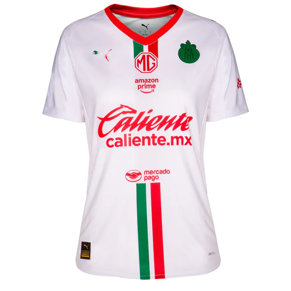 Chivas Puma Women's 2025/26 Away  Replica Jersey - White
