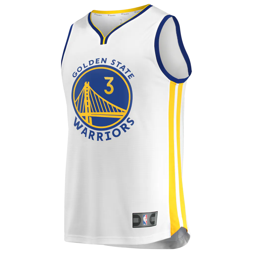 Will Richard Golden State Warriors Fanatics Fast Break Replica Jersey - White - Association Edition