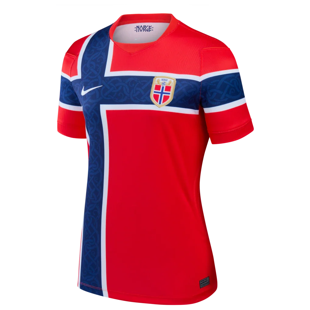 Norway National Team Nike Women's 2026 Home Stadium Replica Jersey - Red
