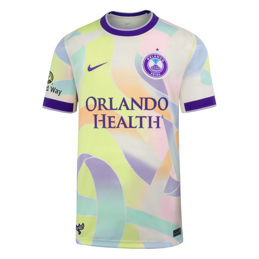Orlando Pride Nike Youth 2026 Secondary Stadium Replica Jersey - Yellow