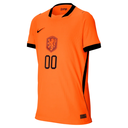 Netherlands National Team Nike Youth 2026 Home Match Authentic Custom Jersey - Orange