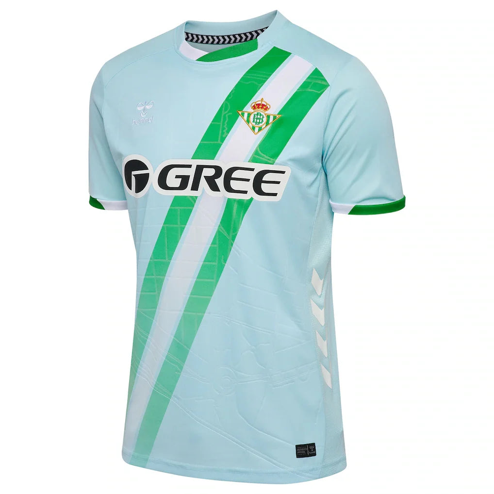 Real Betis Hummel Unisex Away 2025/26 Replica Jersey - Light Blue